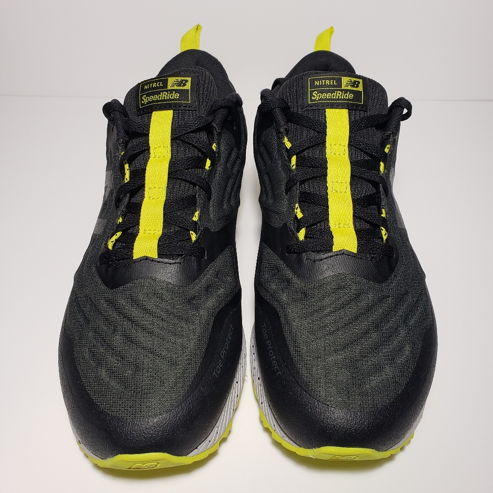 New‎ Balance Nitrel V3 Trail Running Shoes Black Yellow SpeedRide MTNTRSA3 Sz 9.